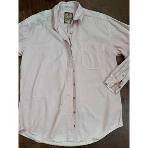 Mens dress shirt XS pres de chamonix pink long sleeve